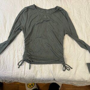 Princess Polly Green Long-Sleeve T-shirt